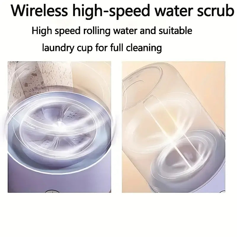 Lavadora Portátil Inalámbrica Recargable para Ropa Interior y Calcetines MiniWash™ 🧦🩲