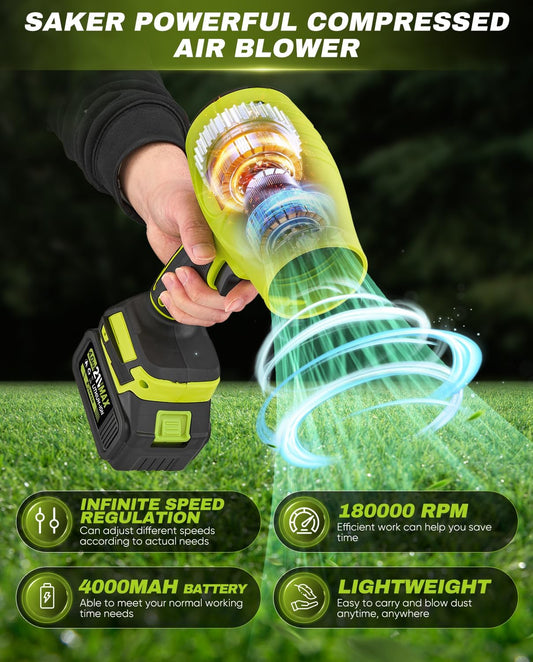 Soplador turbo de aire comprimido